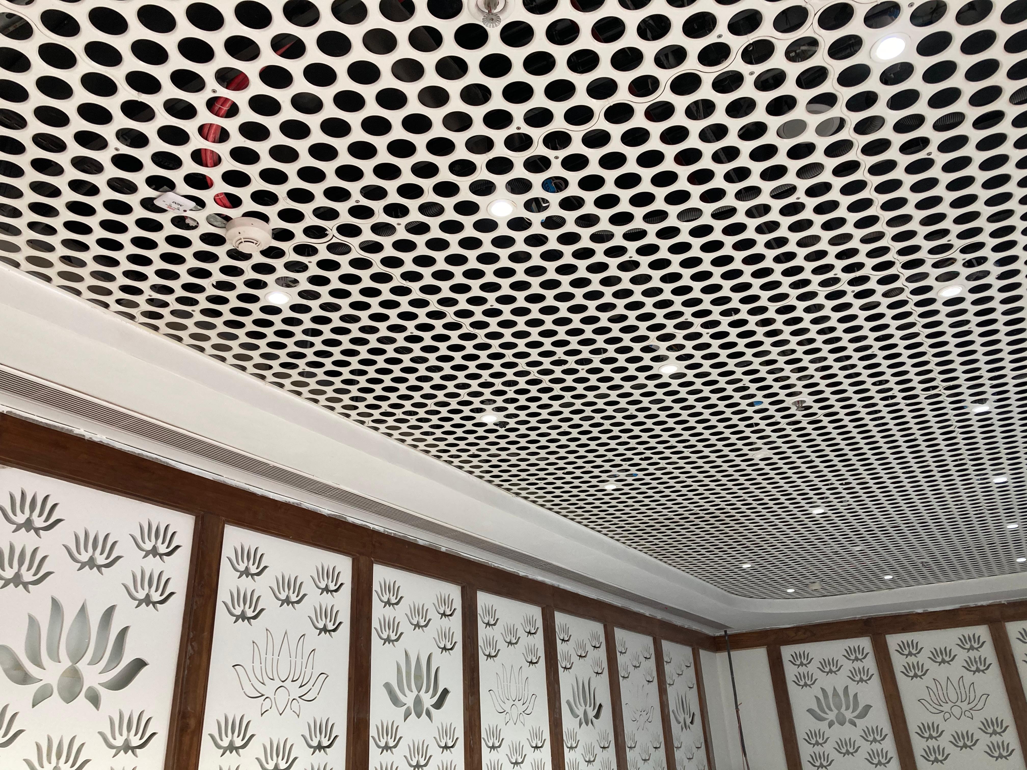 Loop Ceiling along with Lattice Jali